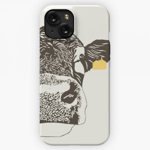 Lady Cow iPhone 15 Slim Phone Case Cover