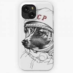 Laika Space Traveler iPhone 15 Slim Phone Case Cover