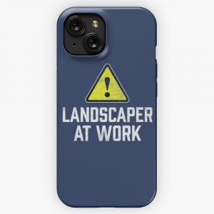Landscaper At Work Trade Occupations iPhone 15 Slim Phone Case Cover
