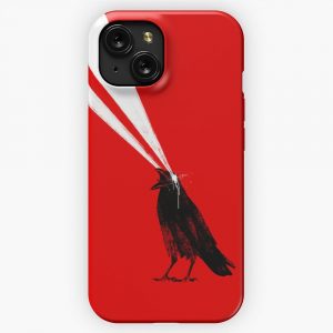 Laser Crow iPhone 15 Slim Phone Case Cover