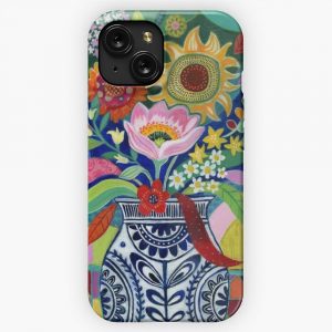 Late Summer Blooms iPhone 15 Slim Phone Case Cover