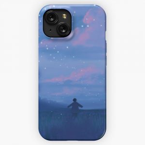 Lavender Fields And The Bluest Dawns iPhone 15 Slim Phone Case Cover