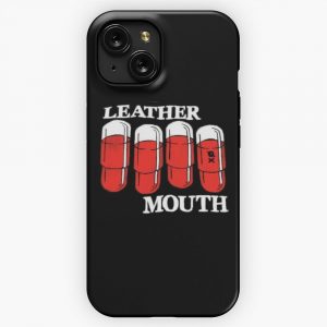 Leathermouth Logo Pills iPhone 15 Slim Phone Case Cover