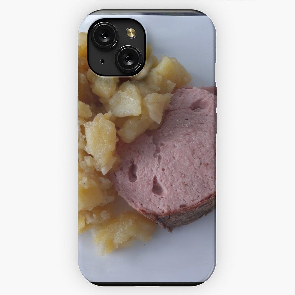 Leberkse Potato Salad Eat iPhone 15 Slim Phone Case Cover