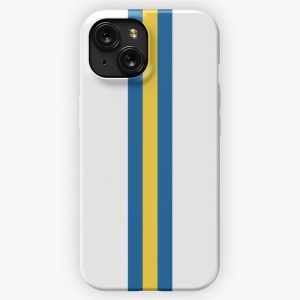 Leeds Utd Stripes iPhone 15 Slim Phone Case Cover