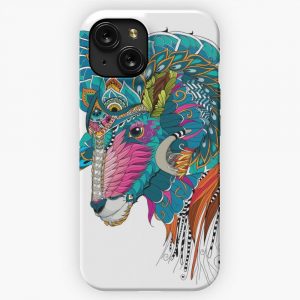 Legendary Animals Big Horn iPhone 15 Slim Phone Case Cover