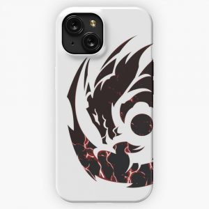 Legendary Animals Black Lightning Dragon iPhone 15 Slim Phone Case Cover
