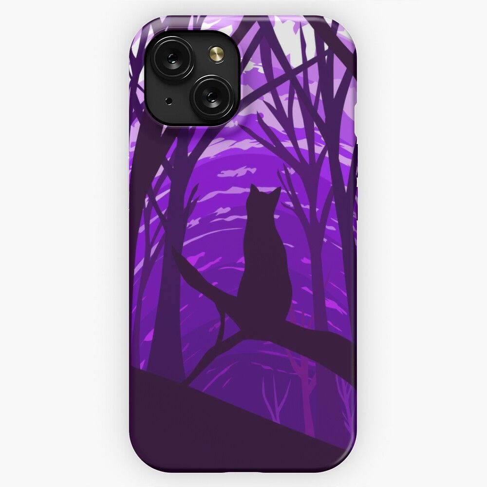 Legendary Animals Cat Silhouette By Ian Decos iPhone 15 Slim Phone Case Cover