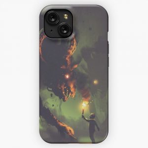 Legendary Animals Demon Monsters On Forest By Ian Fantasy iPhone 15 Slim Phone Case Cover