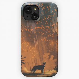 Legendary Animals Dog Lost In Mystic Forest By Ian Fantasy iPhone 15 Slim Phone Case Cover
