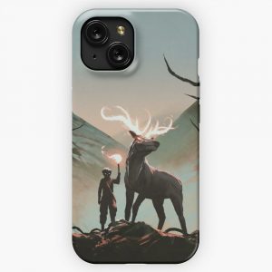 Legendary Animals Fiery Deer By Ian Fantasy iPhone 15 Slim Phone Case Cover