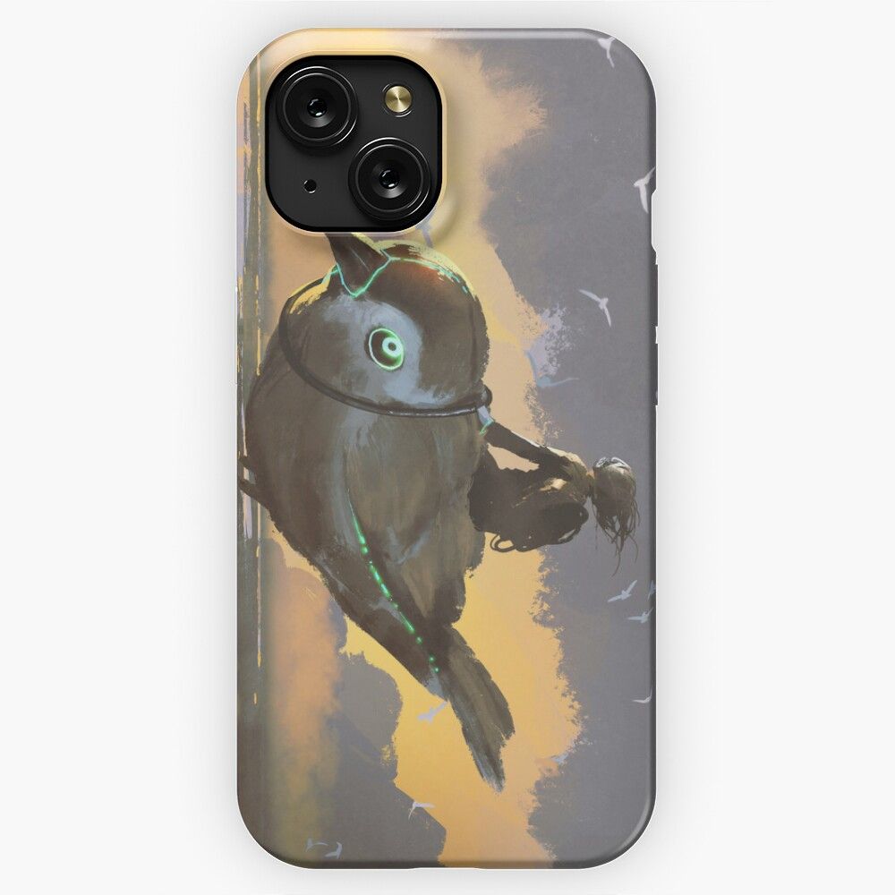 Legendary Animals Giant Bird And Woman By Ian Fantasy iPhone 15 Slim Phone Case Cover