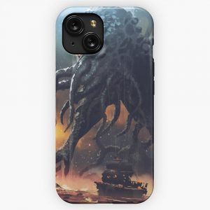Legendary Animals Giant Monster Octopus By Ian Fantasy iPhone 15 Slim Phone Case Cover