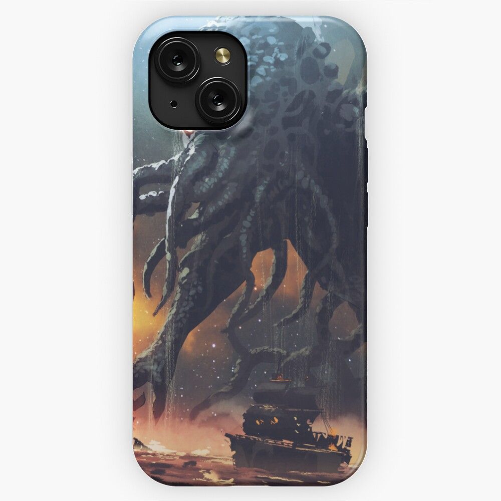 Legendary Animals Giant Monster Octopus By Ian Fantasy iPhone 15 Slim Phone Case Cover