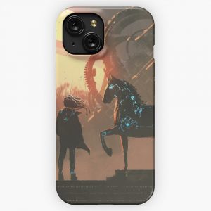 Legendary Animals Mechanized Horse With Warrior By Ian Fantasy iPhone 15 Slim Phone Case Cover