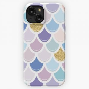 Legendary Animals Mermaid Scale Glitter By Ian Decos iPhone 15 Slim Phone Case Cover