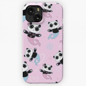 Legendary Animals Panda Mermaid By Ian Decos 2 iPhone 15 Slim Phone Case Cover
