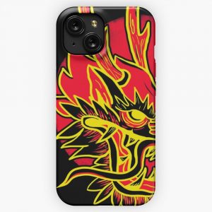 Legendary Animals Red Dragon iPhone 15 Slim Phone Case Cover
