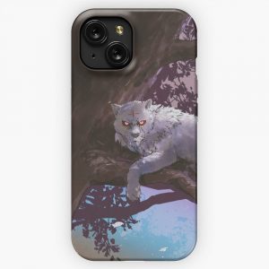 Legendary Animals White Tiger And Girl Anime By Ian Fantasy iPhone 15 Slim Phone Case Cover