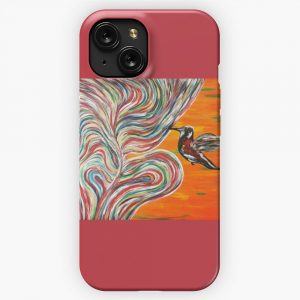 Legendary Bird Flow Energy Hummingbird iPhone 15 Slim Phone Case Cover