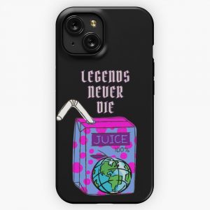 Legends Never Die Juice Pack Hiphop Rap Rest In Power The Party Never Ends iPhone 15 Slim Phone Case Cover