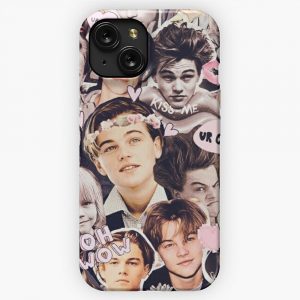 Leonardo Dicaprio Collage iPhone 15 Slim Phone Case Cover