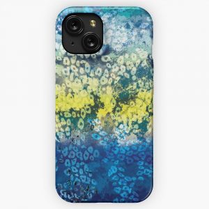 Leopard Tie Dye Cool Summer Animal Skin iPhone 15 Slim Phone Case Cover
