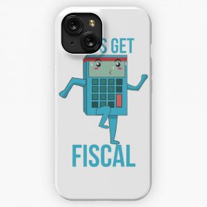 Lets Get Fiscal Funny Occupations Accounting Pun iPhone 15 Slim Phone Case Cover