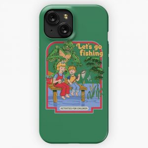 Lets Go Fishing iPhone 15 Slim Phone Case Cover