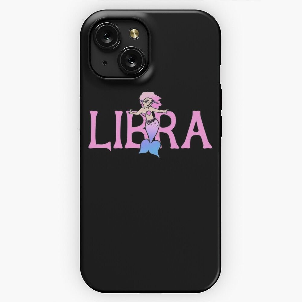 Libra Mermaid iPhone 15 Slim Phone Case Cover