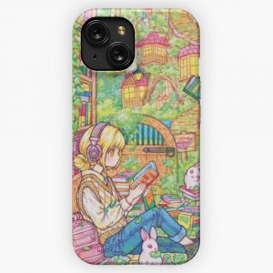 Library In My Dreams iPhone 15 Slim Phone Case Cover