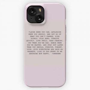 Life Quote iPhone 15 Slim Phone Case Cover