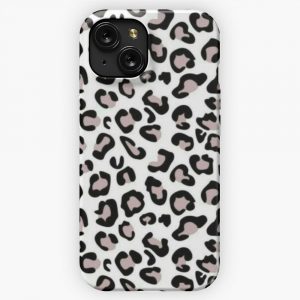 Light Brown Cheetah Print iPhone 15 Slim Phone Case Cover