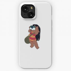 Lilo Taking Pictures At The Beach iPhone 15 Slim Phone Case Cover