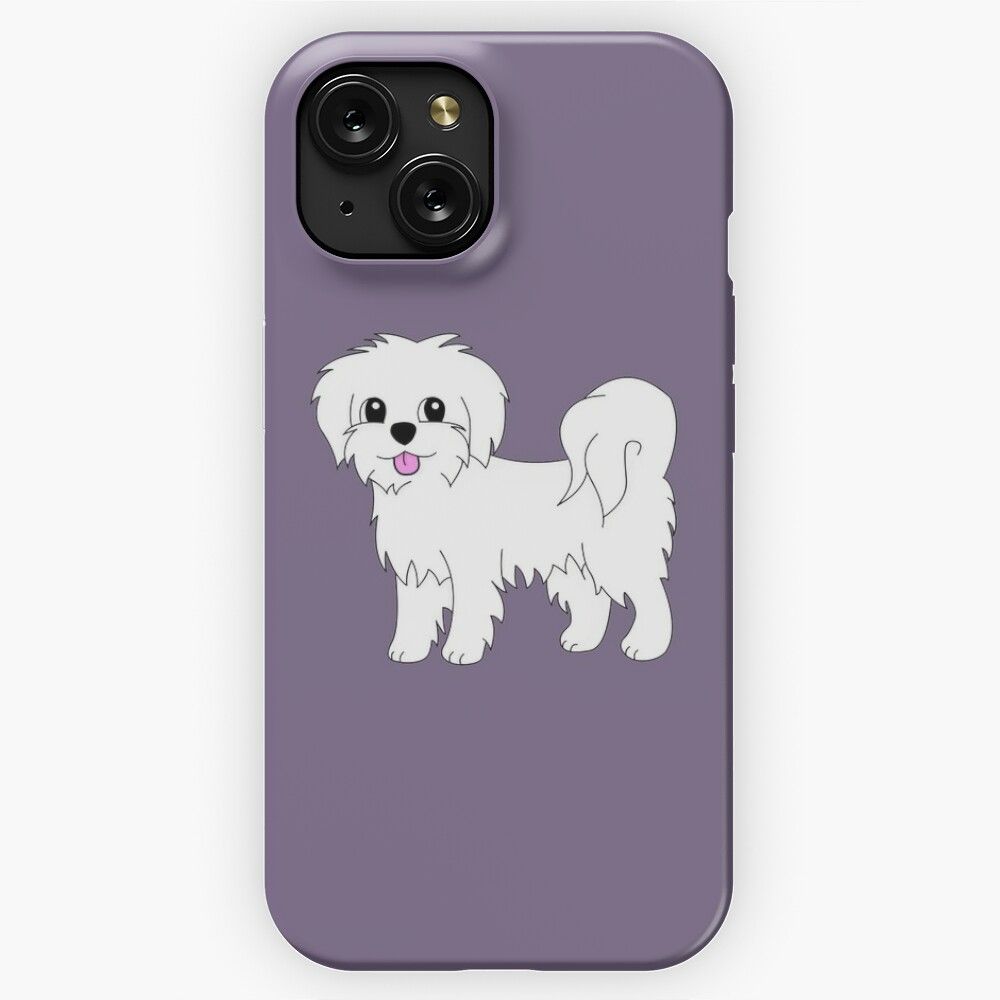 Lily The Maltese iPhone 15 Slim Phone Case Cover