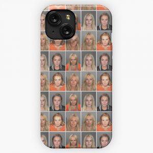 Lindsay Lohan Mugshots 2 iPhone 15 Slim Phone Case Cover