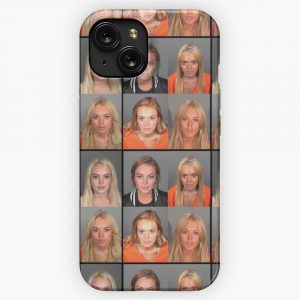 Lindsay Lohan Mugshots iPhone 15 Slim Phone Case Cover