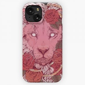 Lion Of Roses iPhone 15 Slim Phone Case Cover