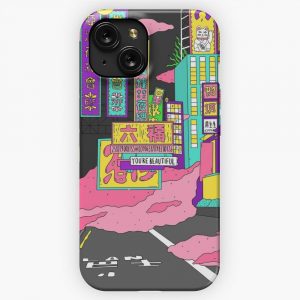 Liquid Neon iPhone 15 Slim Phone Case Cover