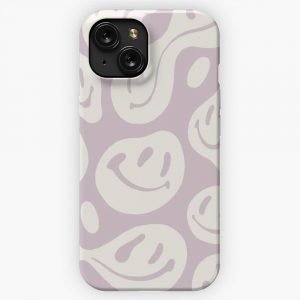 Liquid Smiley Pink iPhone 15 Slim Phone Case Cover