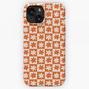 Lisa Says Gah Inspired Flowers Orange iPhone 15 Slim Phone Case Cover