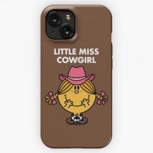 Little Miss Cowgirl iPhone 15 Slim Phone Case Cover