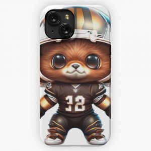Little Sports Bear iPhone 15 Slim Phone Case Cover