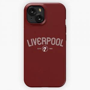Liverpool Fc Typography iPhone 15 Slim Phone Case Cover