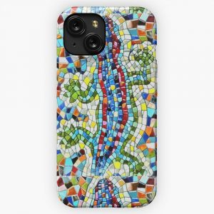 Lizard Gaudi Barselona Mosaic iPhone 15 Slim Phone Case Cover