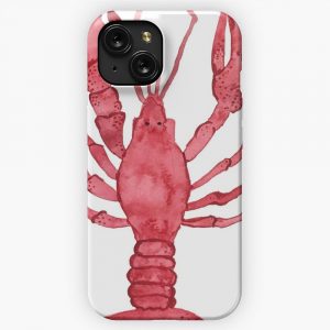 Lobster Watercolor iPhone 15 Slim Phone Case Cover