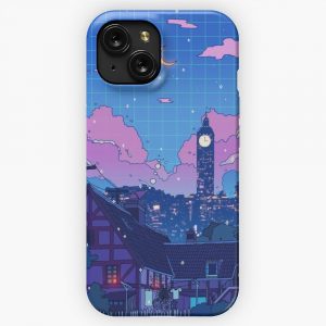 Lofi Night iPhone 15 Slim Phone Case Cover