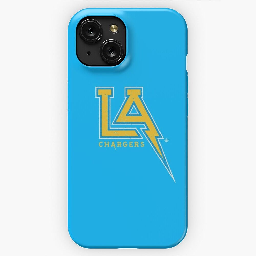Los Angeles Chargers Damgoodgame Classic iPhone 15 Slim Phone Case Cover