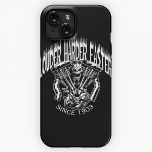 Louder Faster Harder iPhone 15 Slim Phone Case Cover
