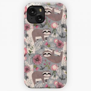 Lovable Sloths iPhone 15 Slim Phone Case Cover